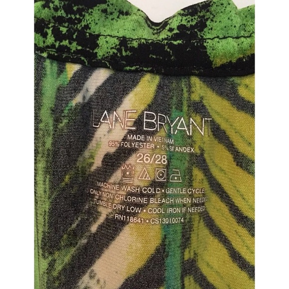 LANE BRYANT Sz 26 / 28 Ruched Knit Stretch Top - Picture 4 of 4